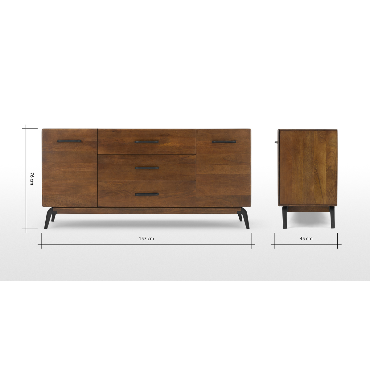 Lucien large sideboard, Dark Mango Wood – image 8