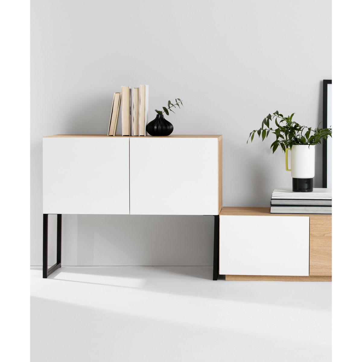 Hopkins Sideboard, Oak & White – image 4