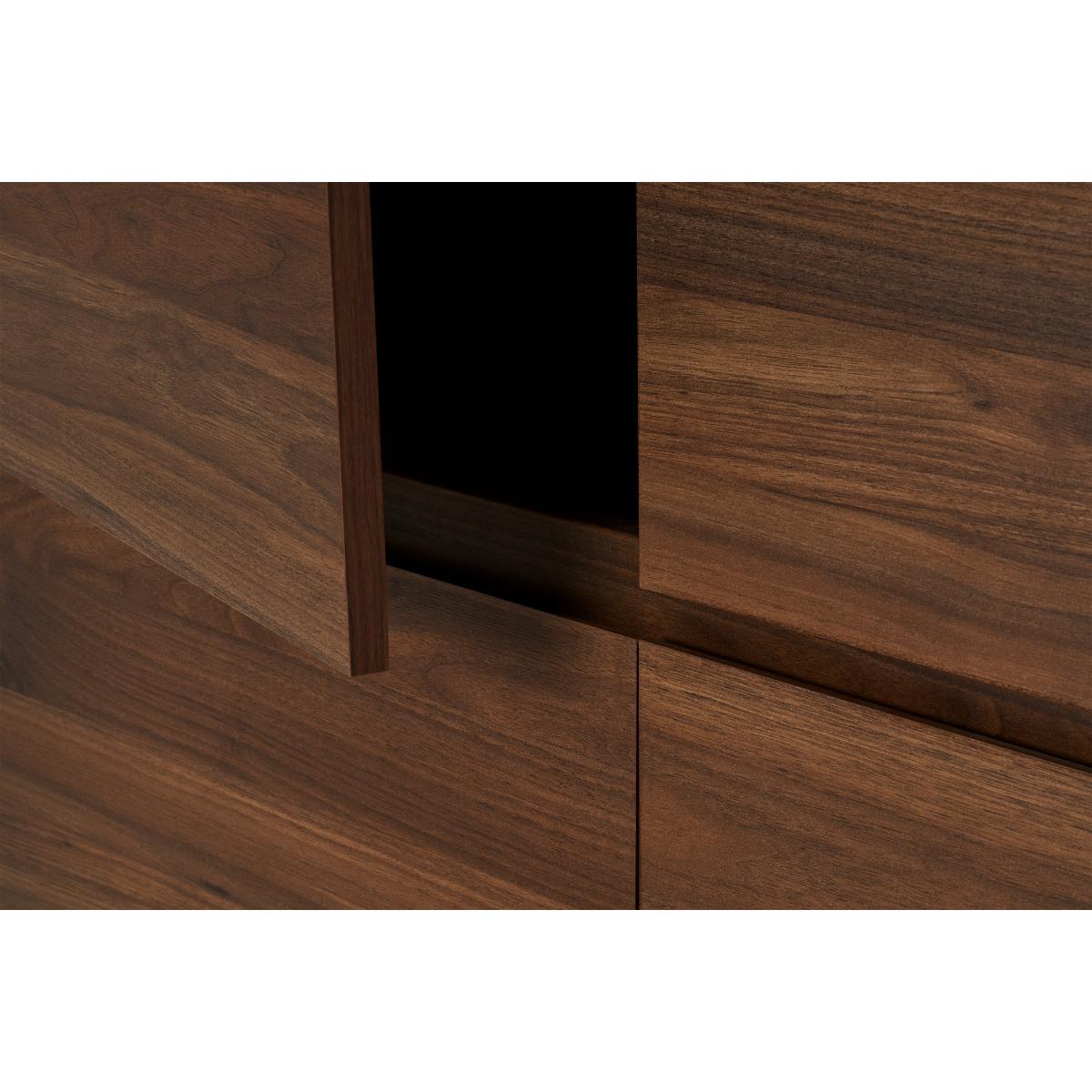 Hopkins Highboard, Walnut Effect – image 7