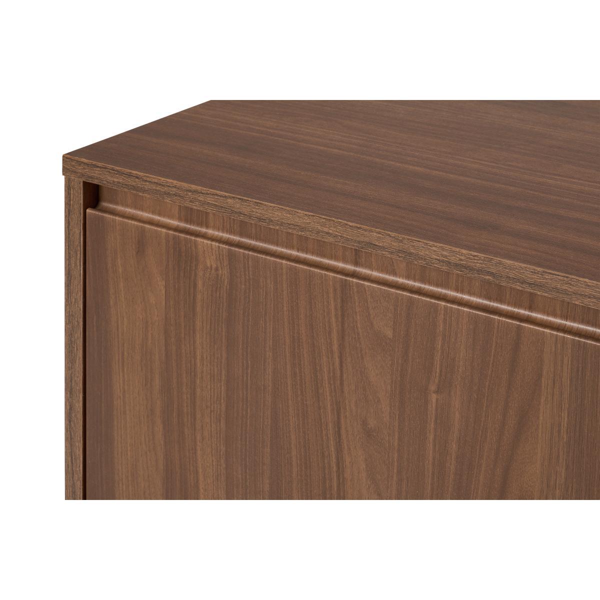 Elona Sideboard, Light Walnut Effect & Black – image 7