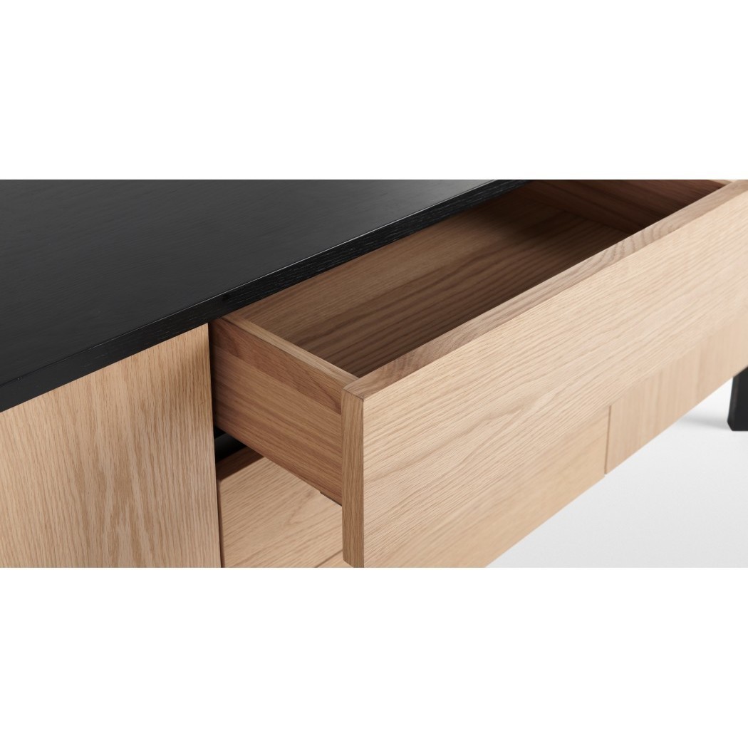 Brook Sideboard, Oak and Black – image 5
