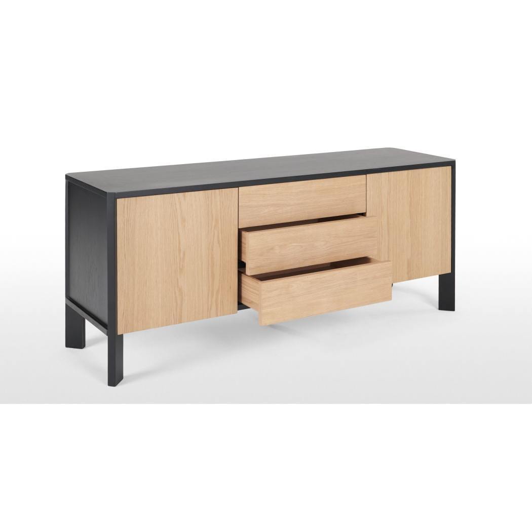 Brook Sideboard, Oak and Black – image 7