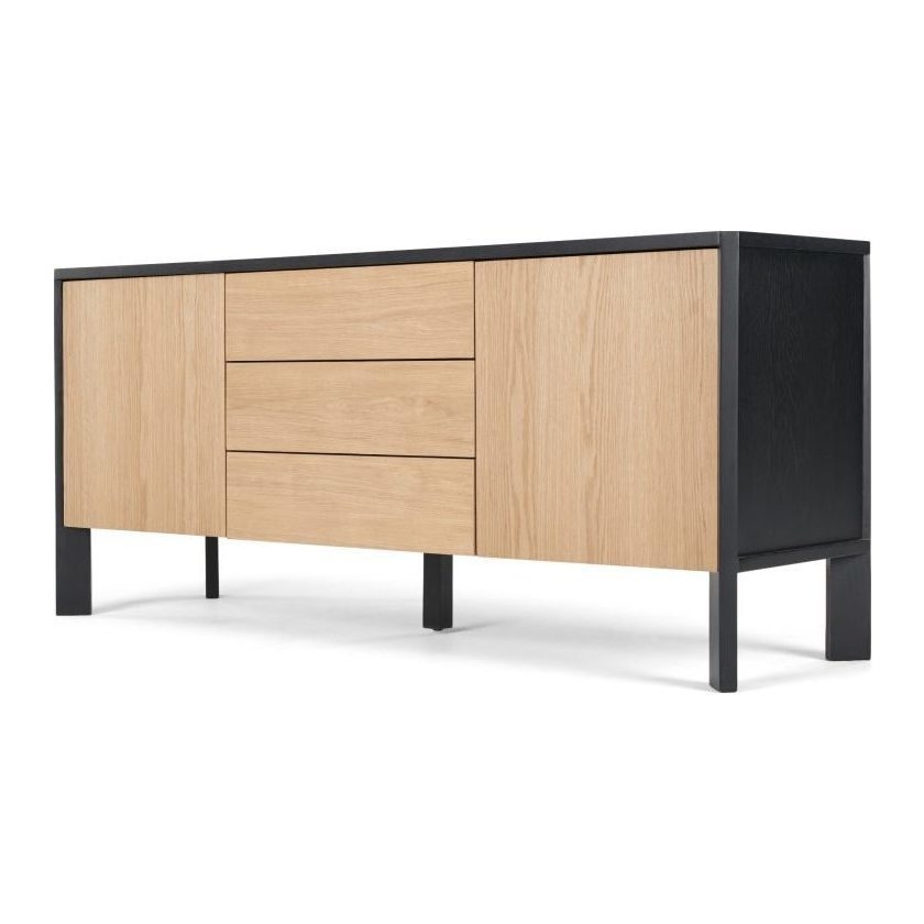 Brook Sideboard, Oak and Black – image 2