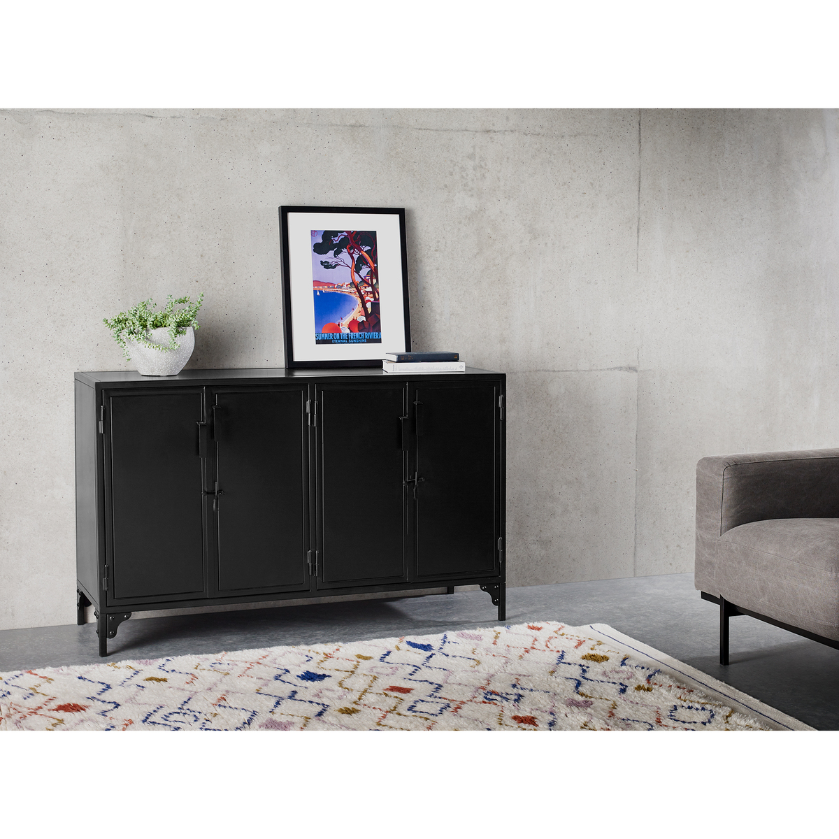 Rankin Sideboard, Black Metal – image 3