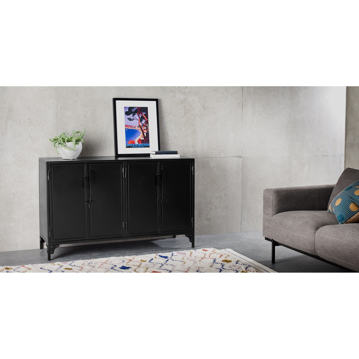 Rankin Sideboard, Black Metal – image 4
