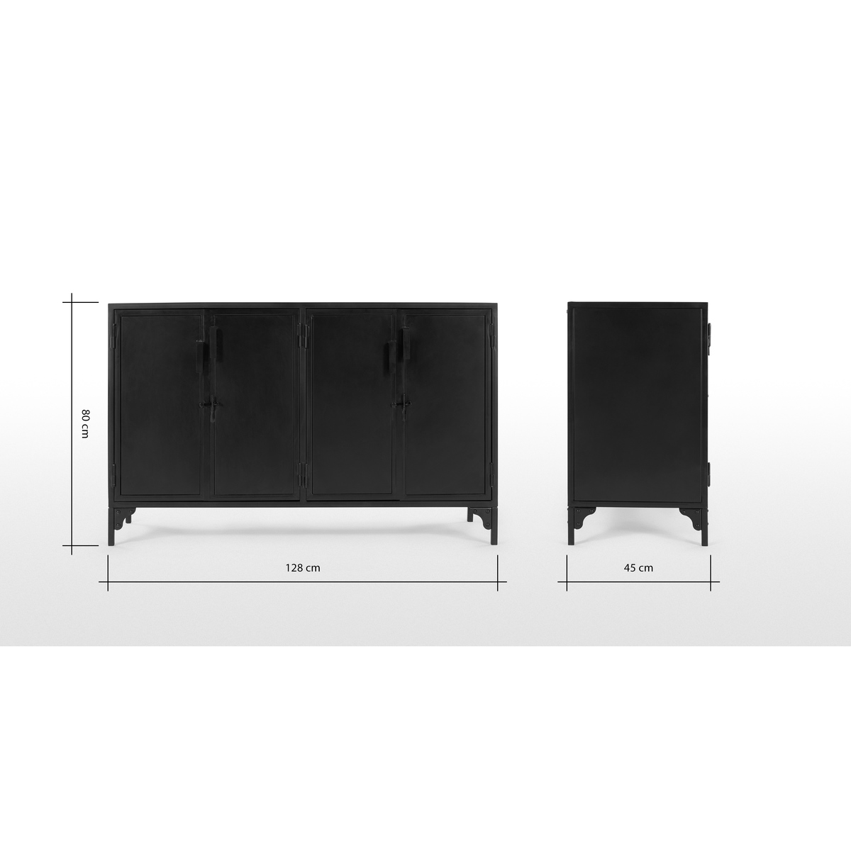 Rankin Sideboard, Black Metal – image 9