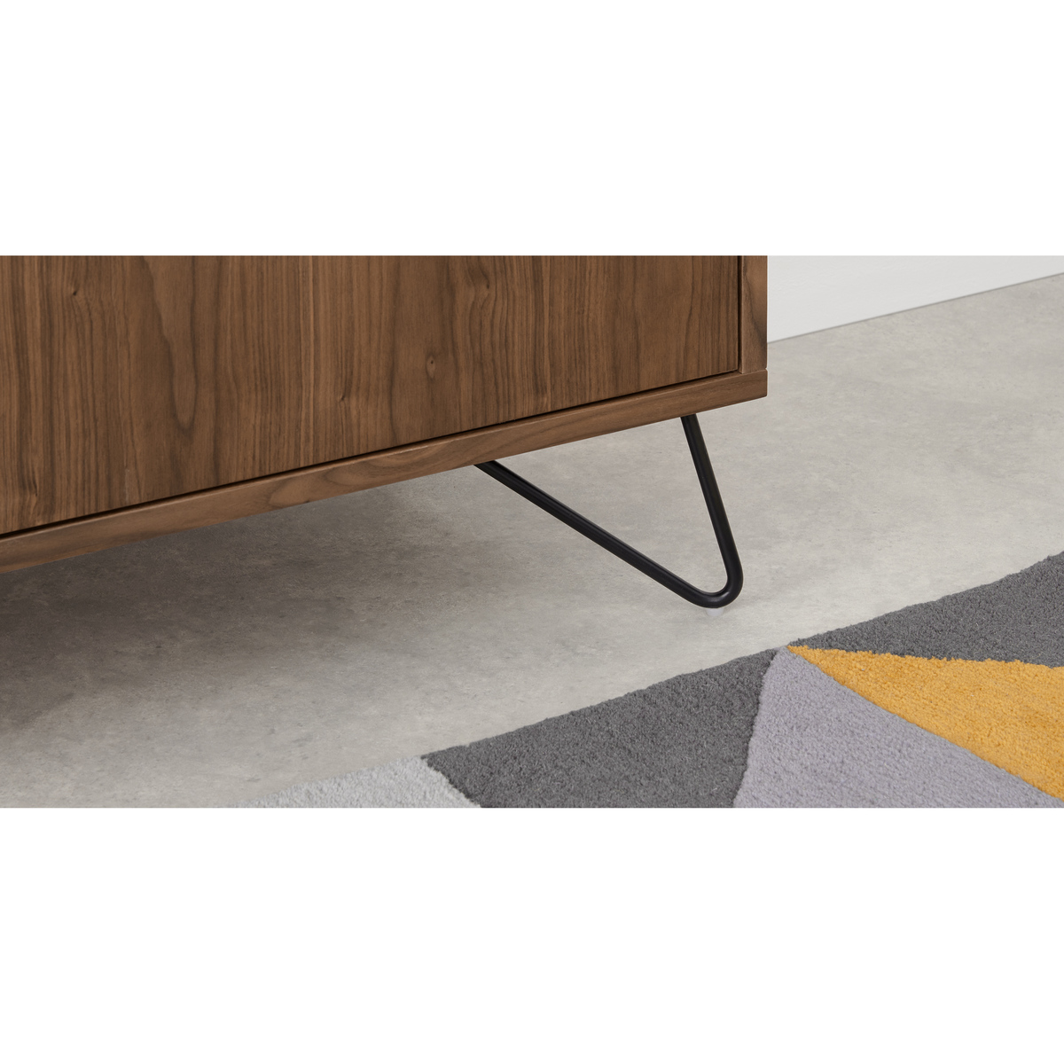 Cerian Sideboard, Walnut and Black – image 5