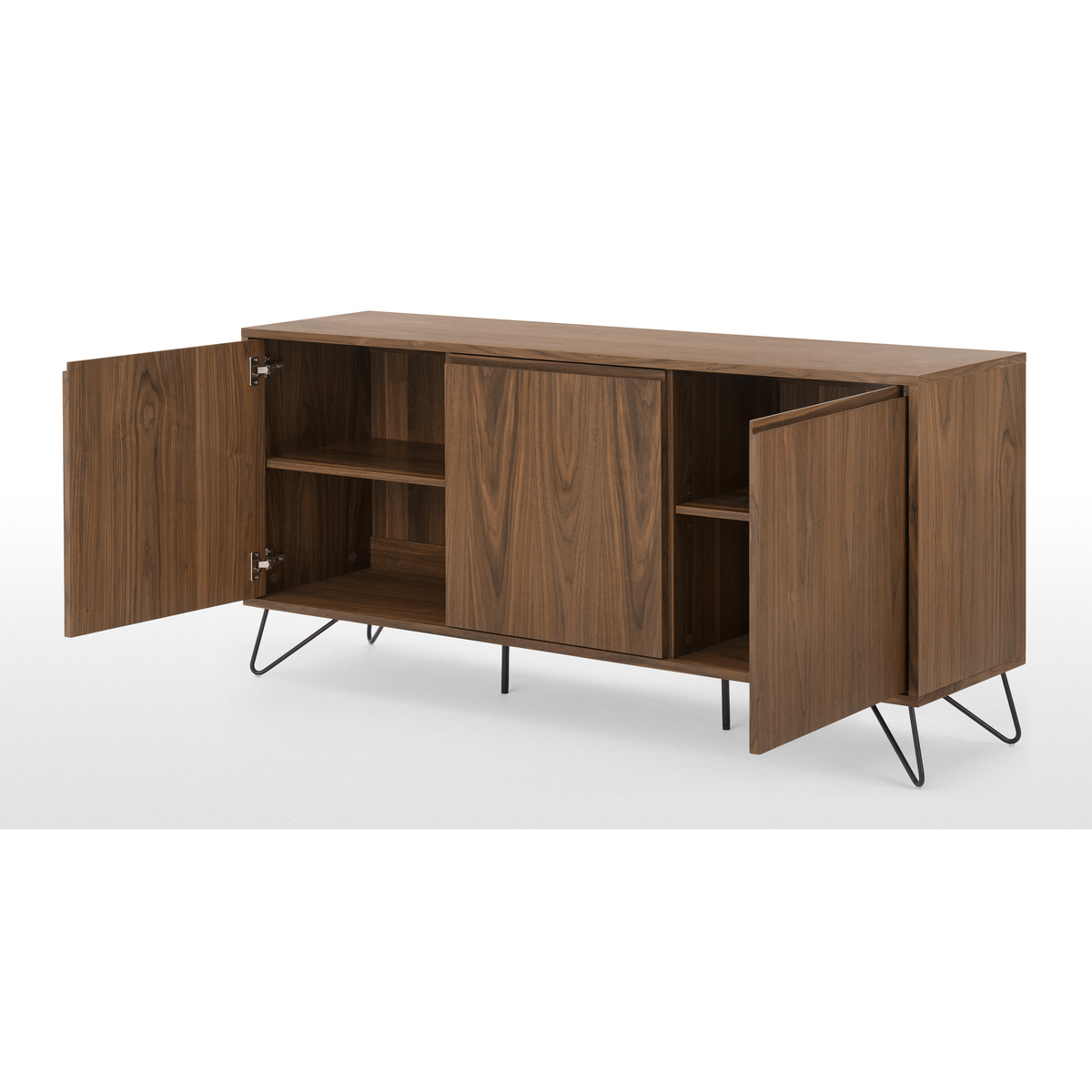 Cerian Sideboard, Walnut and Black – image 6