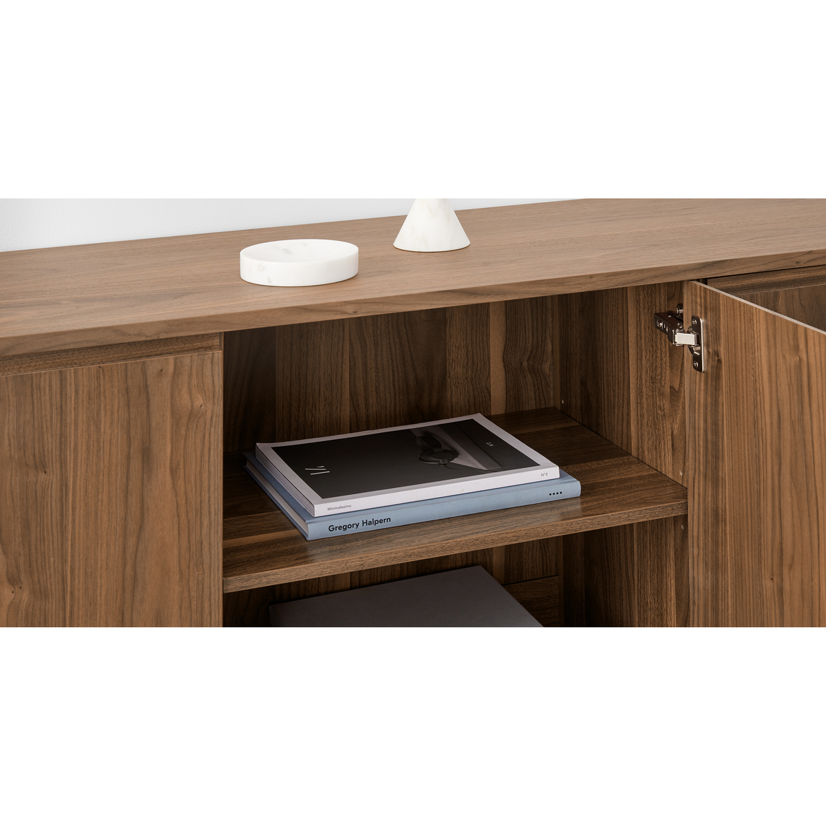 Cerian Sideboard, Walnut and Black – image 7
