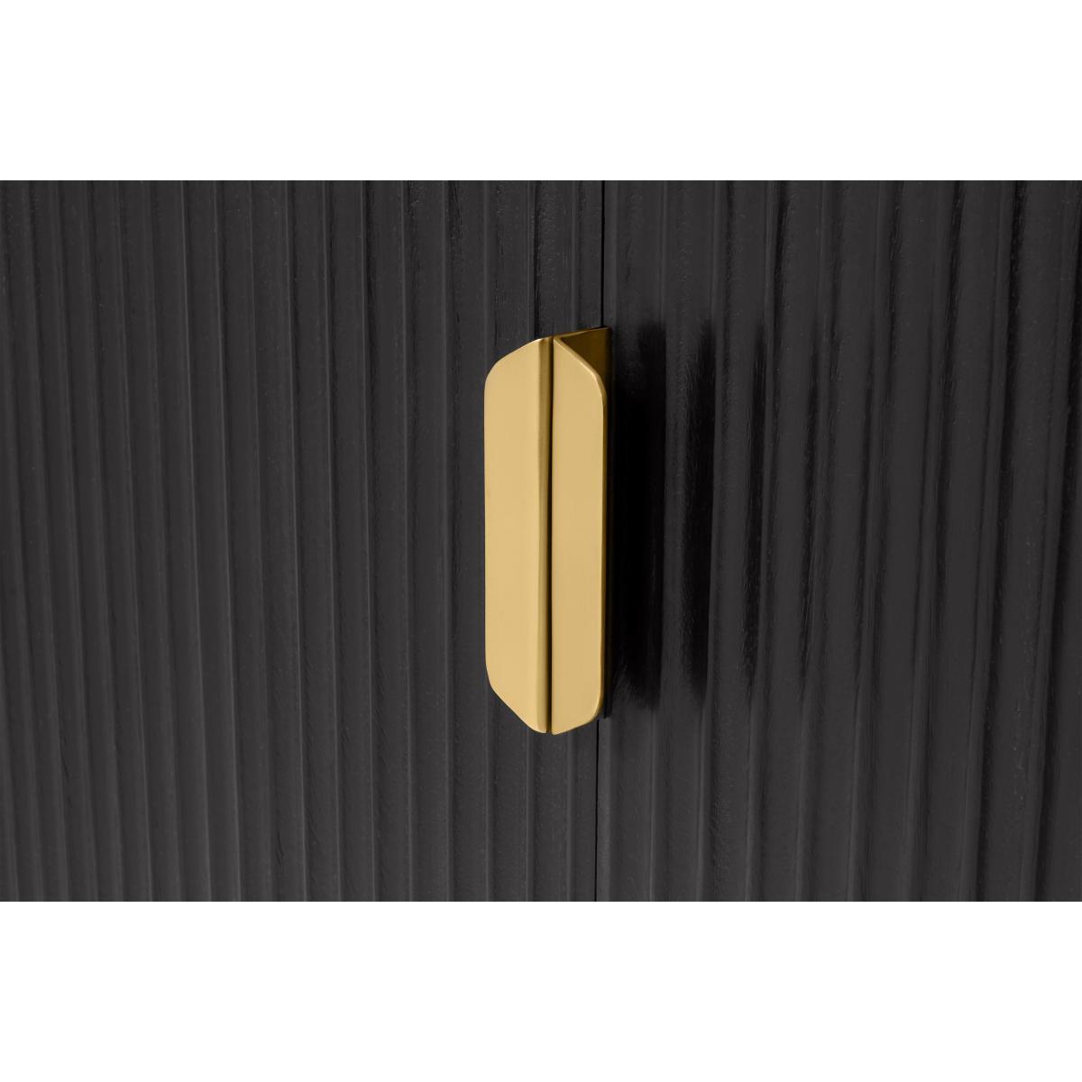 Haines Highboard, Charcoal Black Mango Wood – image 7