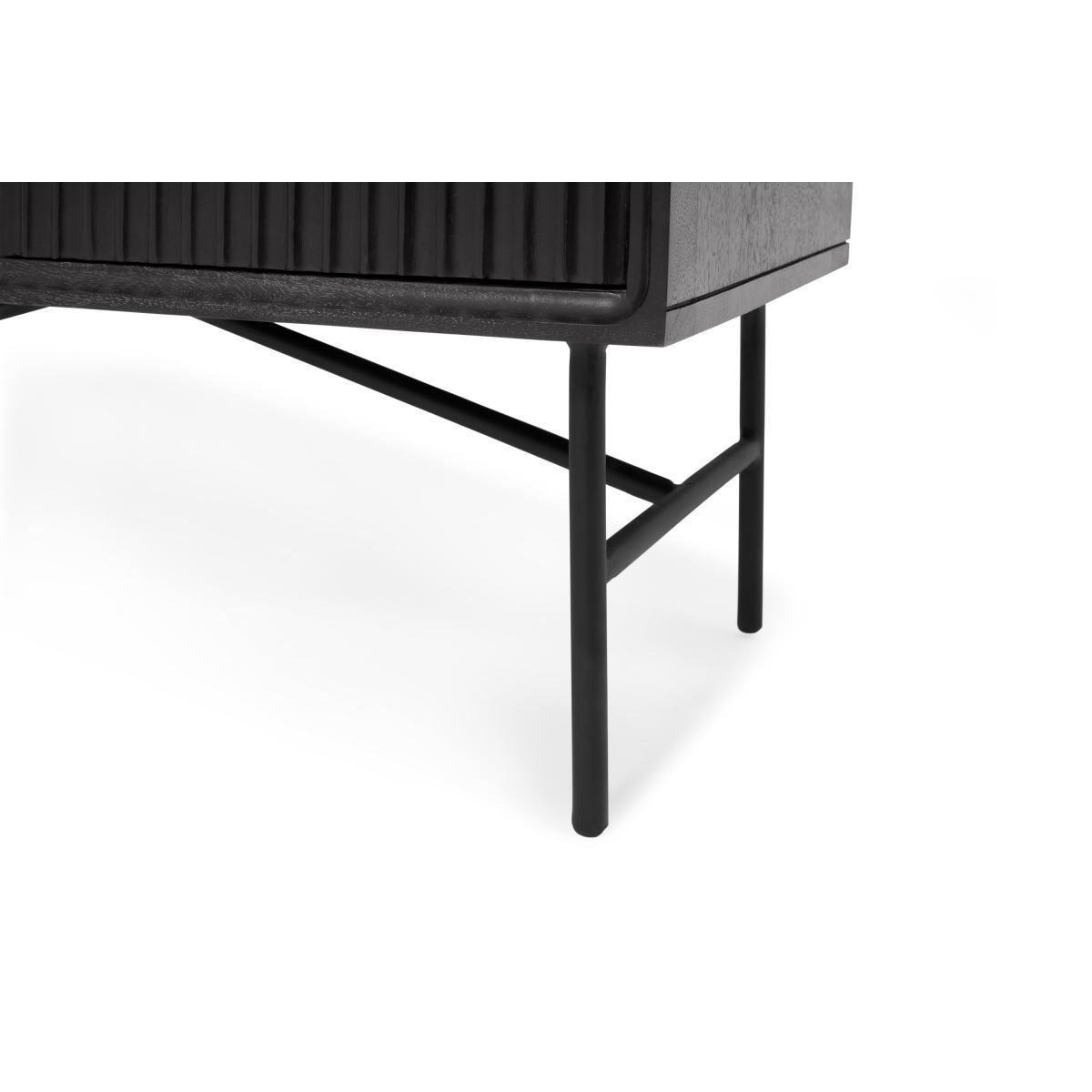 Haines Highboard, Charcoal Black Mango Wood – image 8