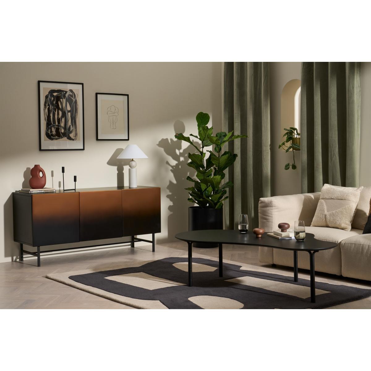 Sulta Wide Sideboard, Copper & Black Ombre – image 4