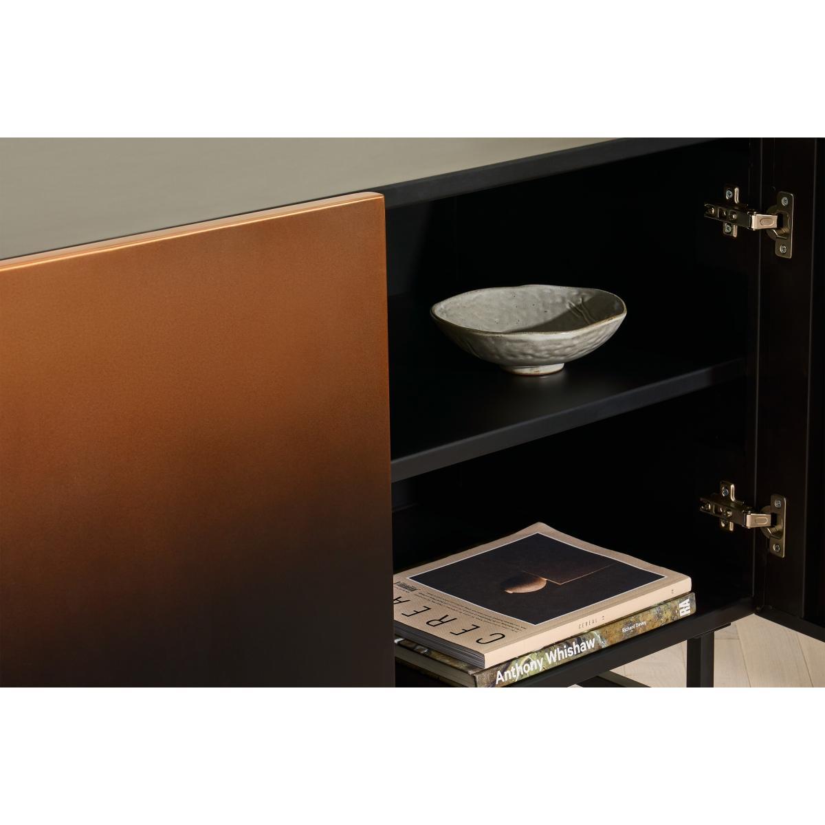 Sulta Wide Sideboard, Copper & Black Ombre – image 5