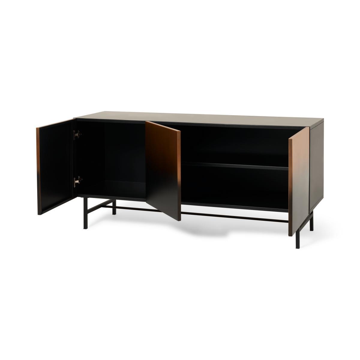 Sulta Wide Sideboard, Copper & Black Ombre – image 6