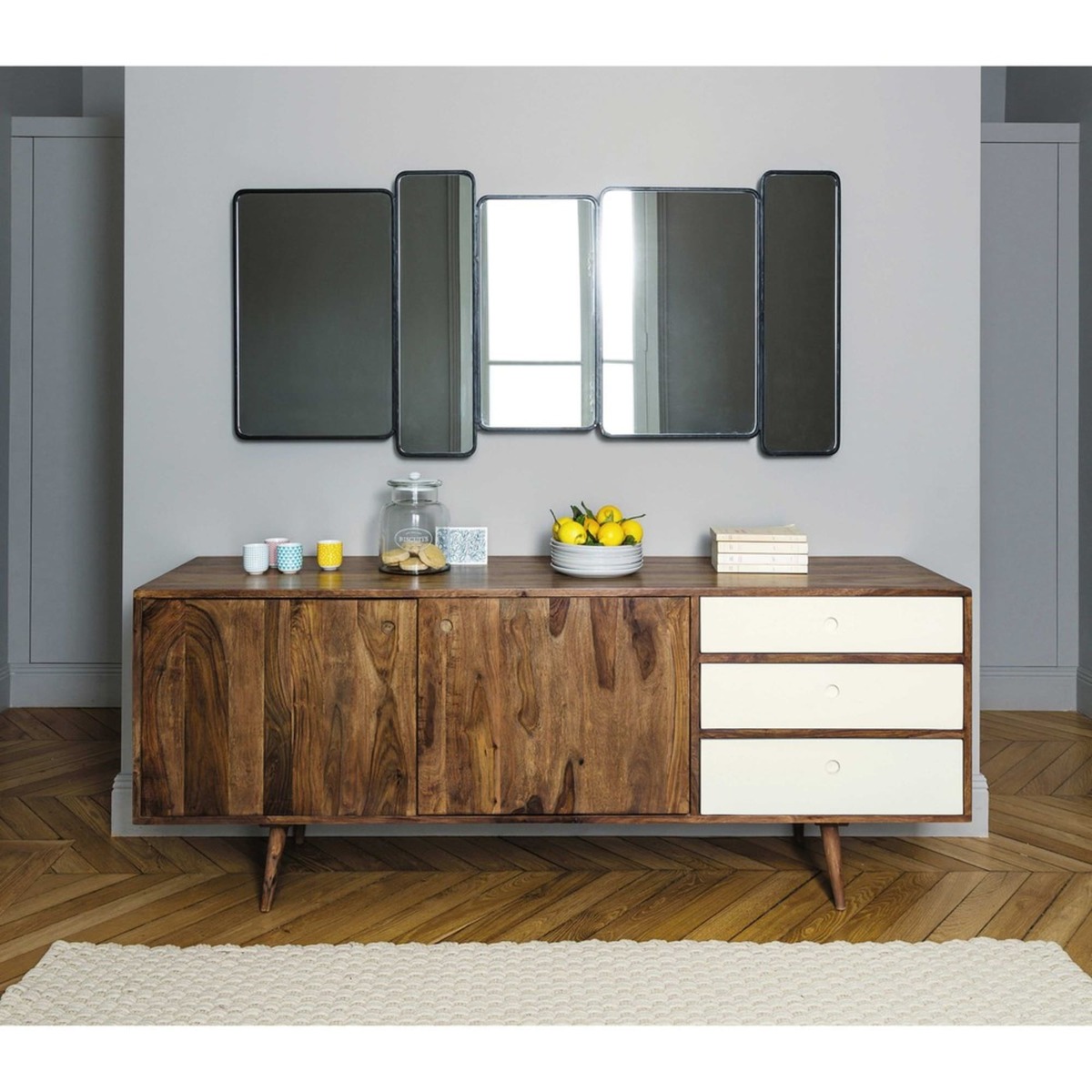 ANDERSEN - Sheesham 2-Door 3-Drawer Long Sideboard – image 6