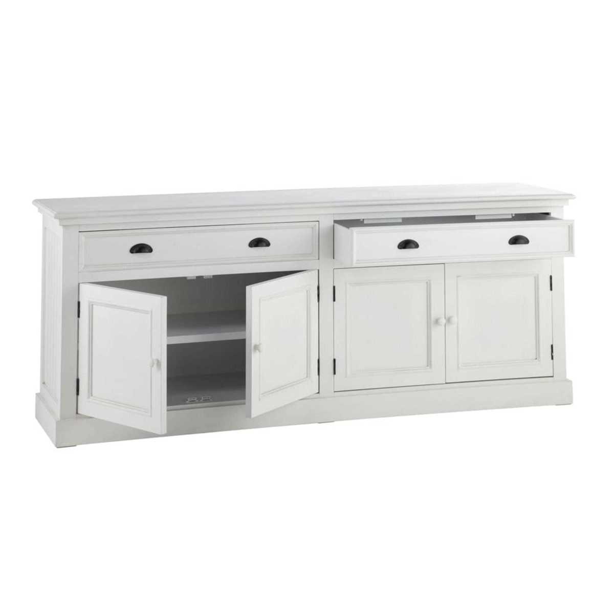 NEWPORT - White Wood 4-Door 4-Drawer Sideboard – image 4