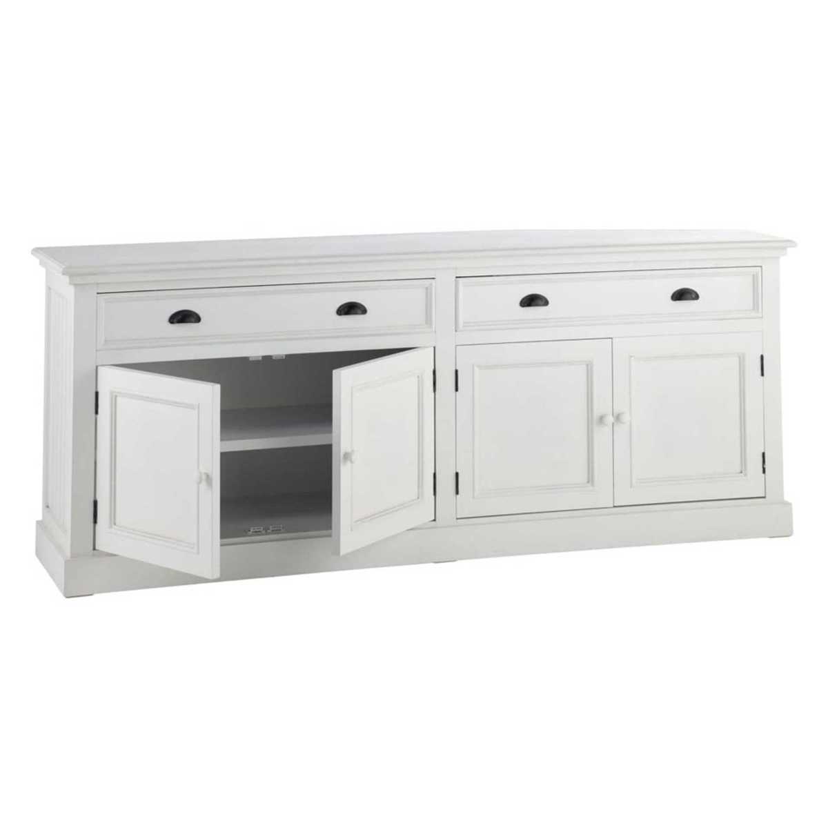 NEWPORT - White Wood 4-Door 4-Drawer Sideboard – image 2