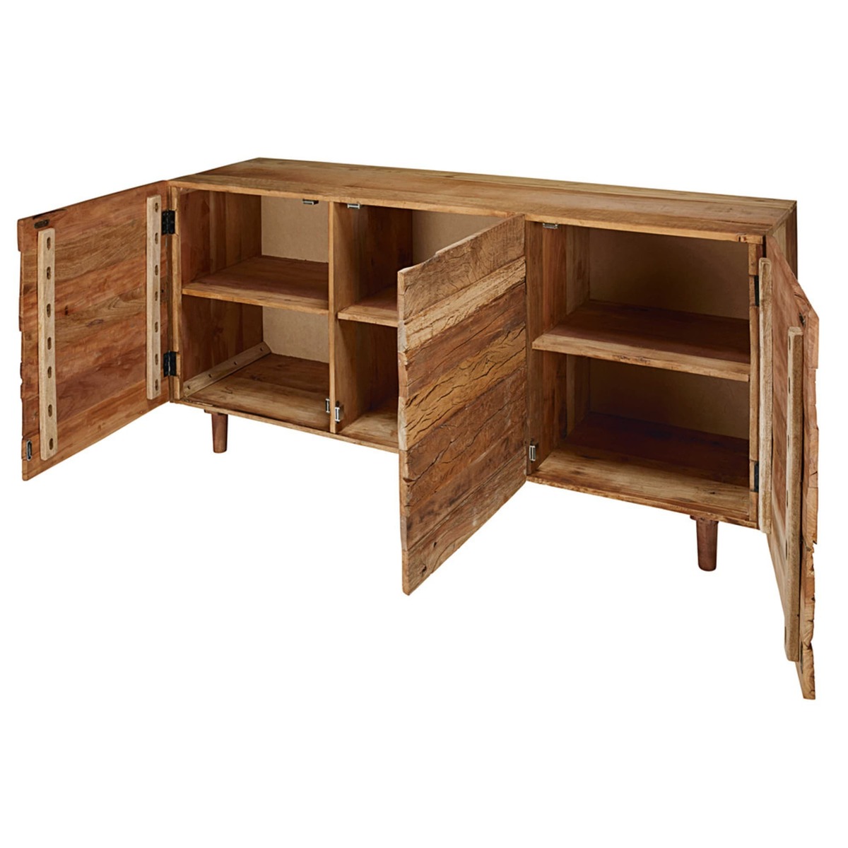 TENNESSEE - Recycled wood 3-door sideboard – image 3
