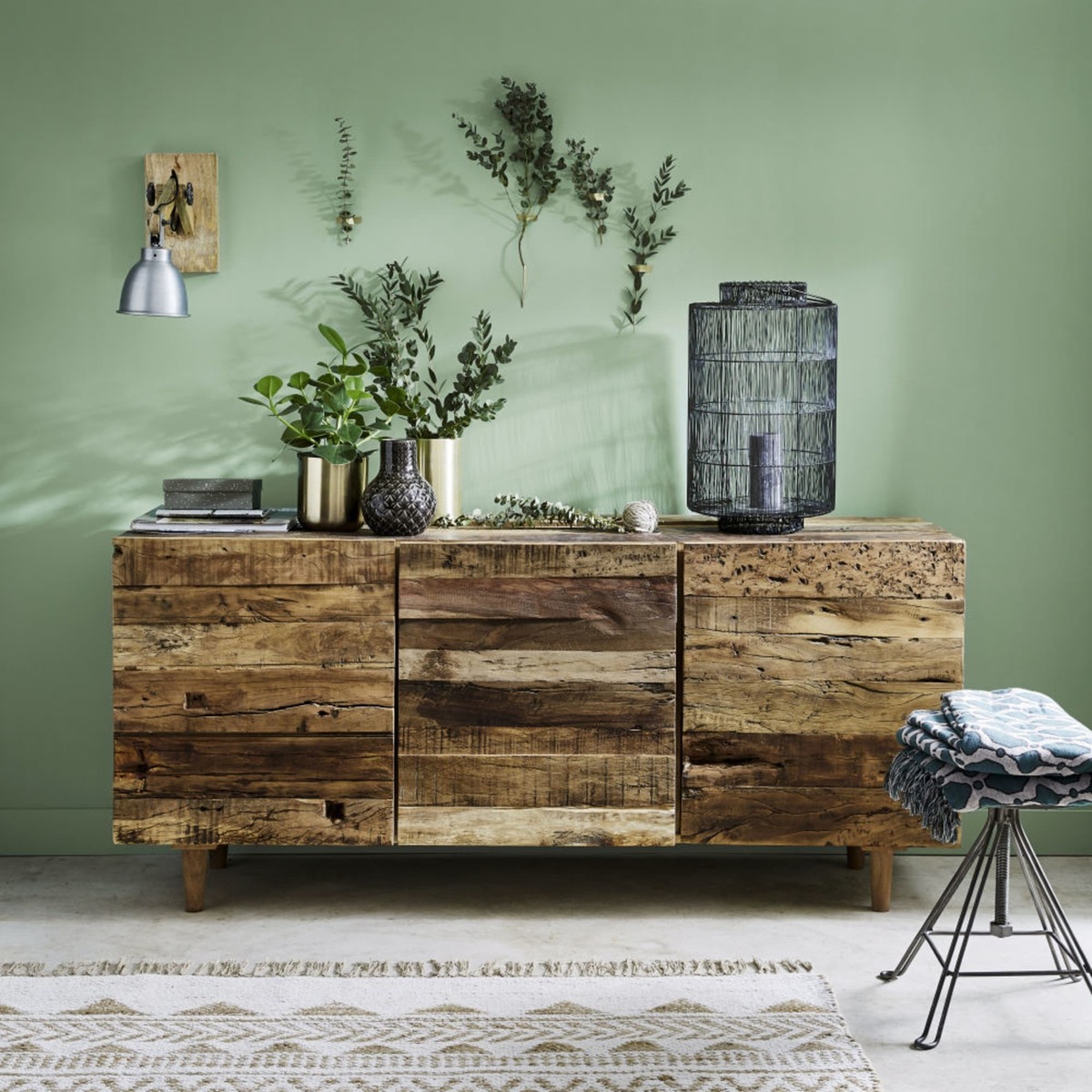 TENNESSEE - Recycled wood 3-door sideboard – image 5