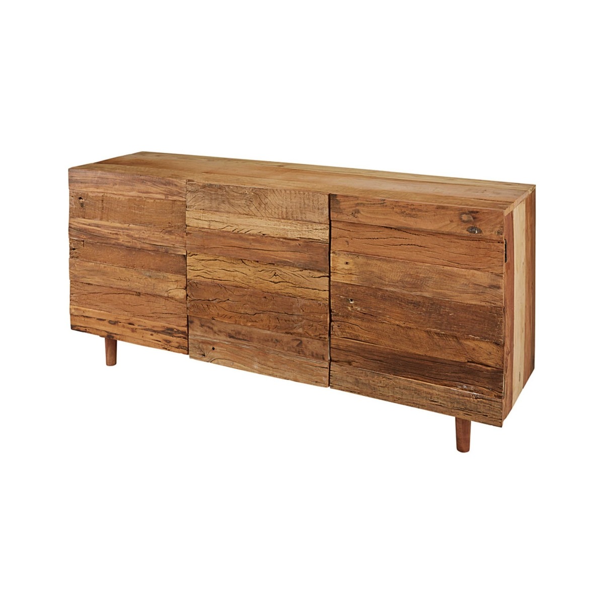 TENNESSEE - Recycled wood 3-door sideboard – image 2