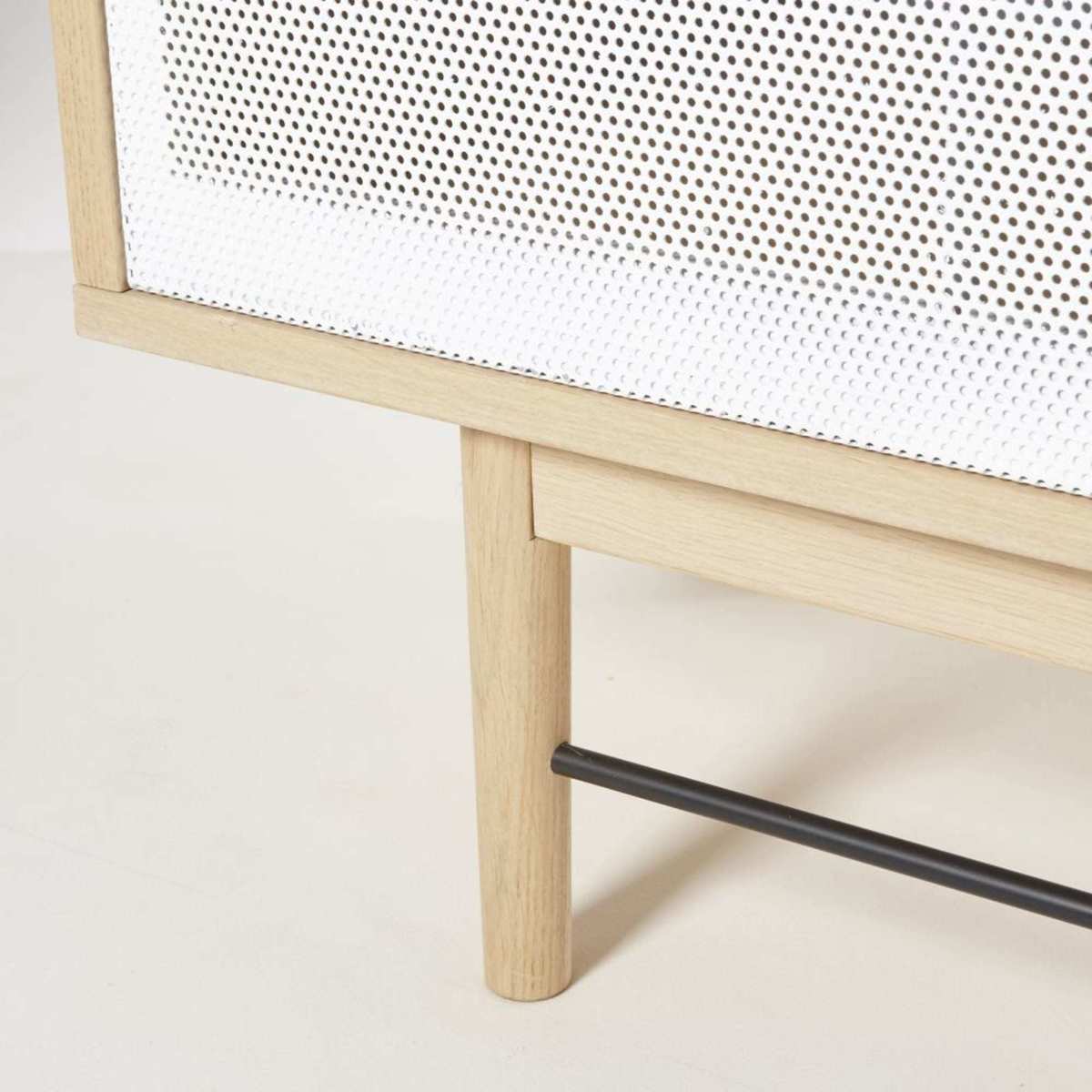 WORKSHOP - White and Grey-Green 2-Door Sideboard – image 5