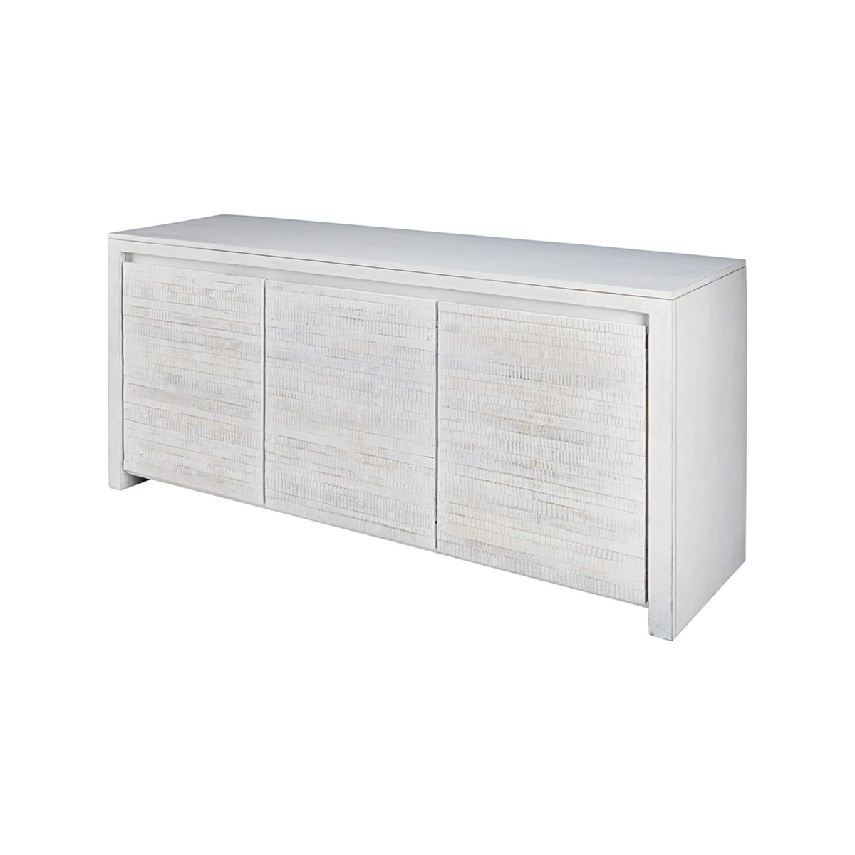 JAVA - Bleached solid mango wood 3-door sideboard – image 2