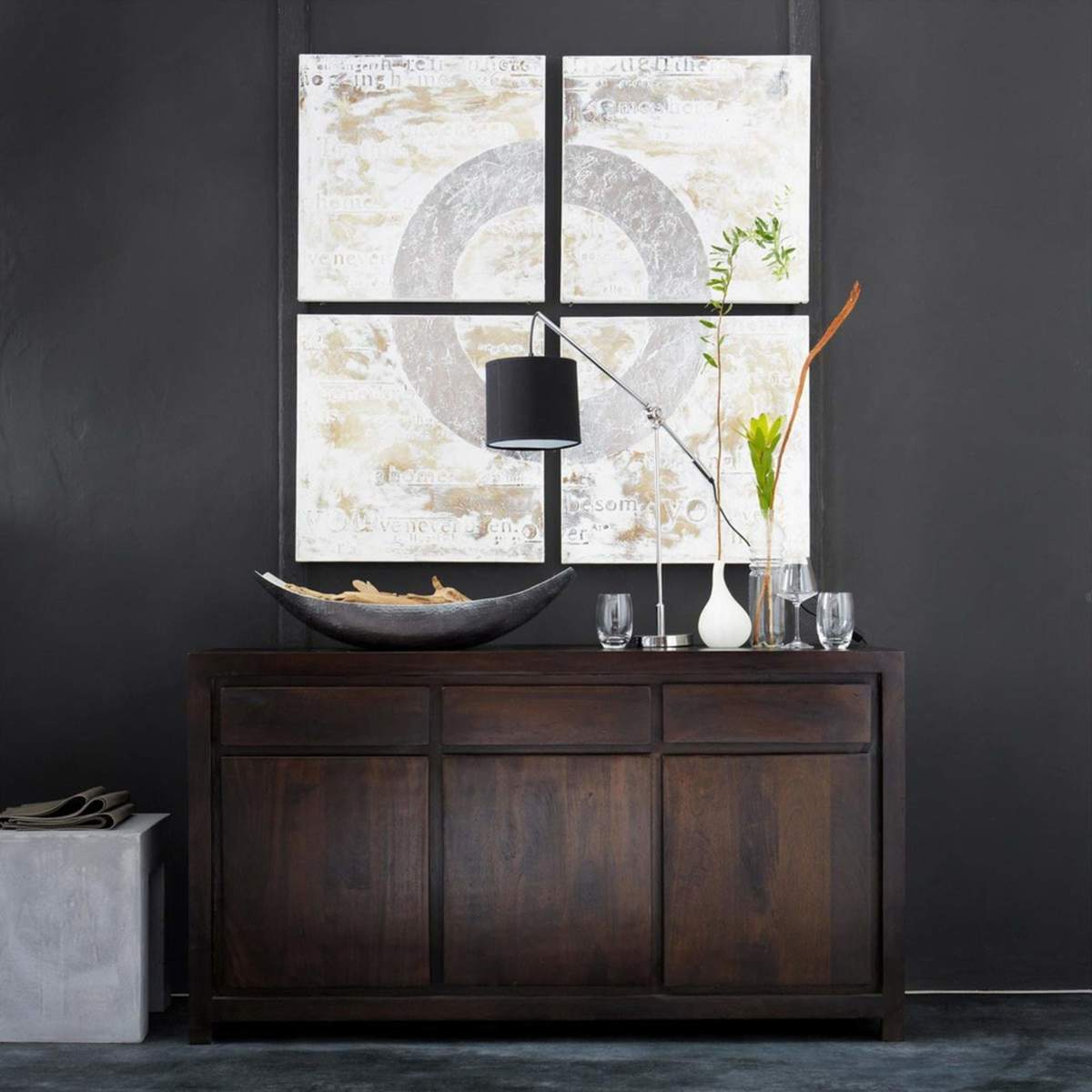 BENGALI - Solid Mango Wood Sideboard in Brown – image 5