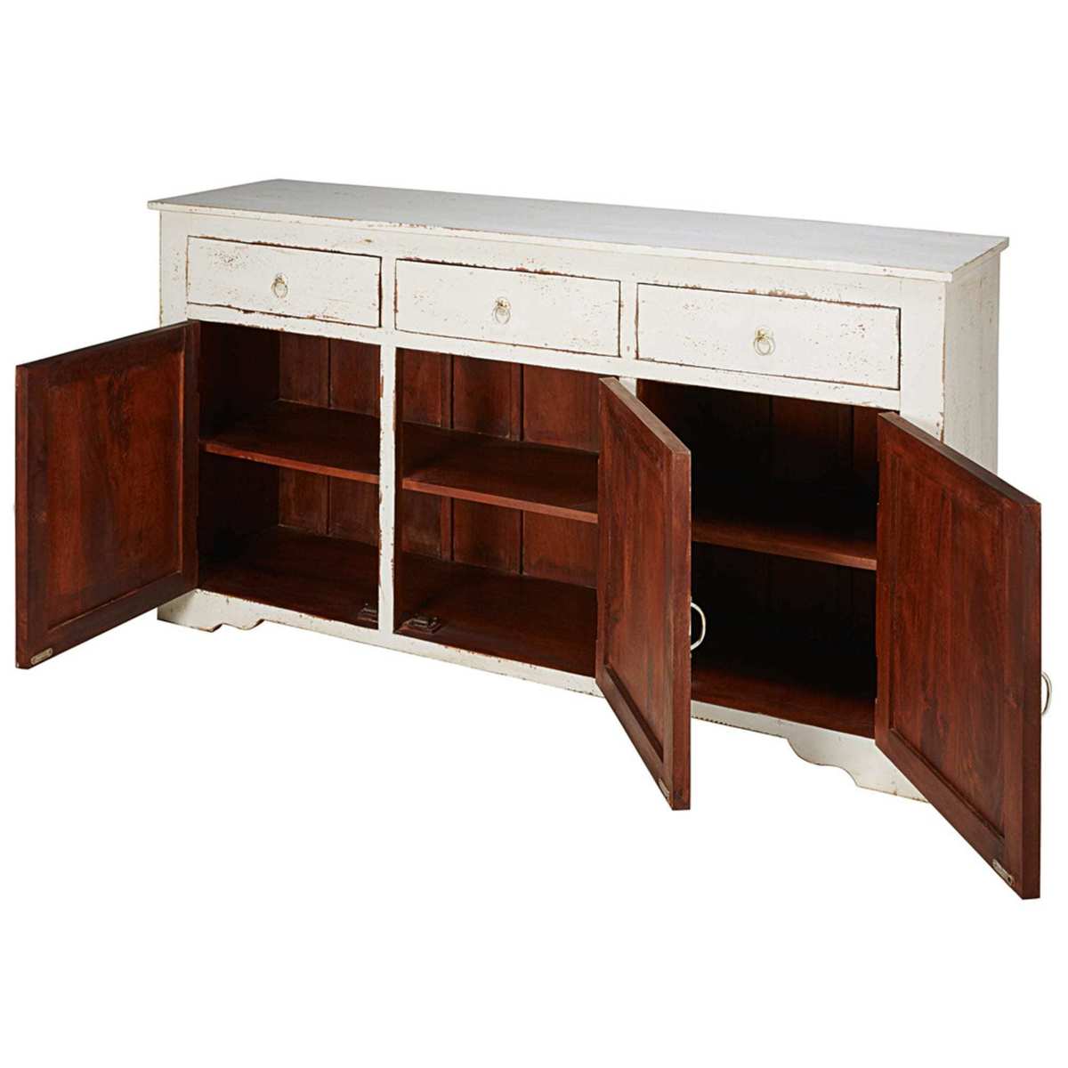 AVIGNON - Bleached mango wood 3-door sideboard – image 3