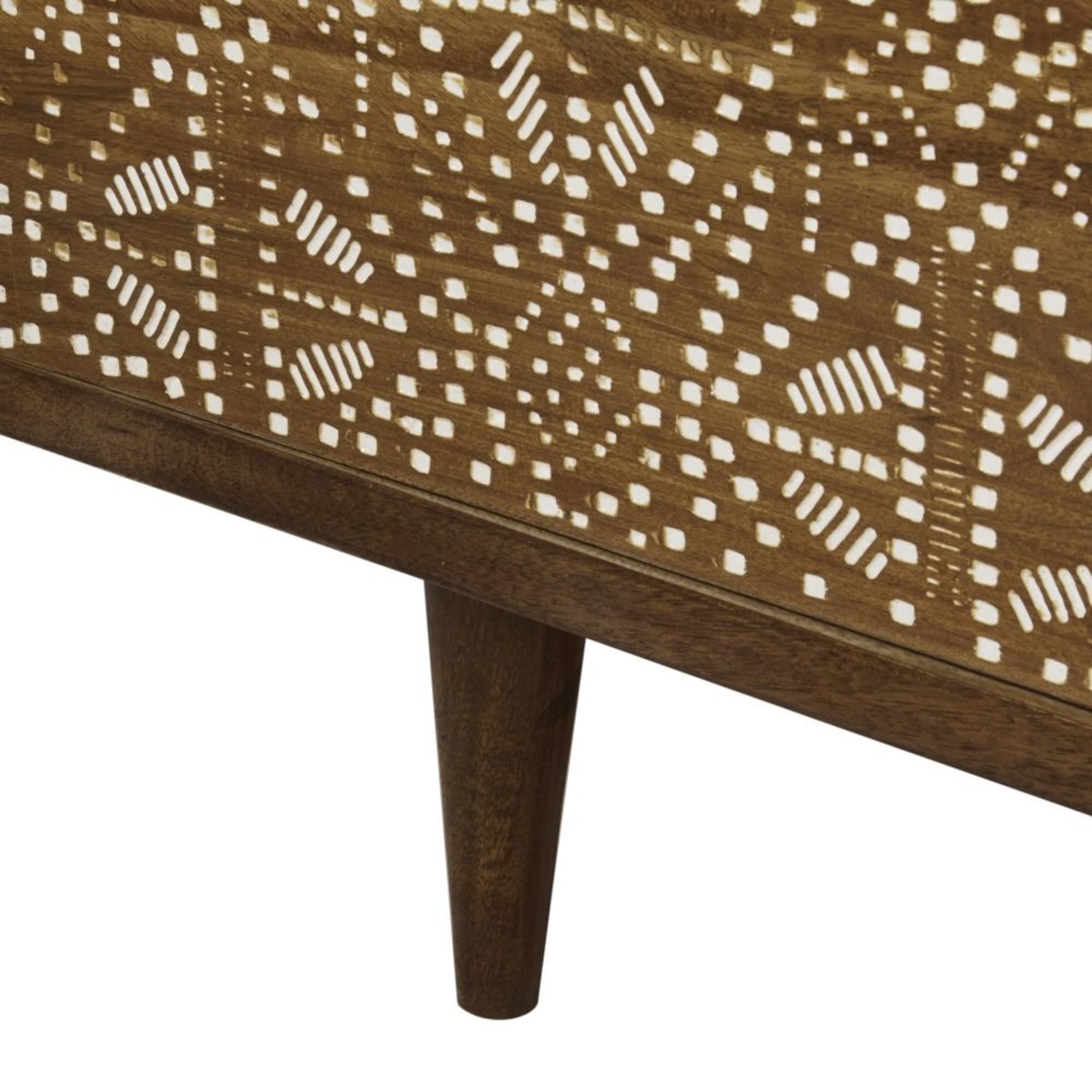 MOMBASA - Solid Mango Wood 3-Door Sideboard with Carved Detailing – image 7