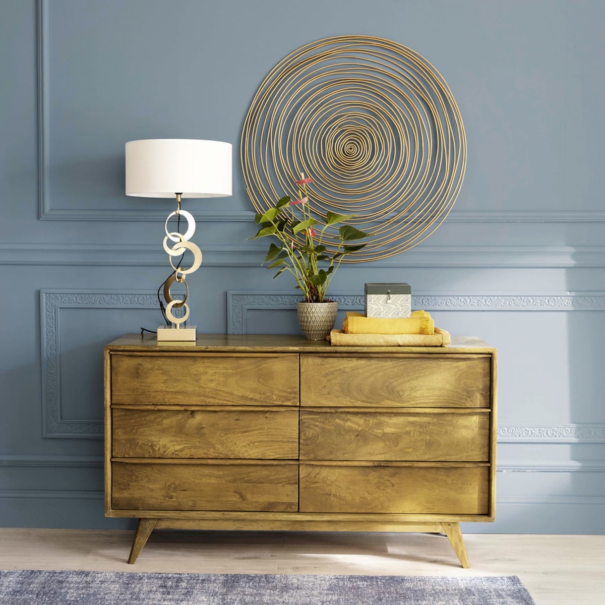 JANEIRO - Mango wood vintage sideboard W 140cm – image 7