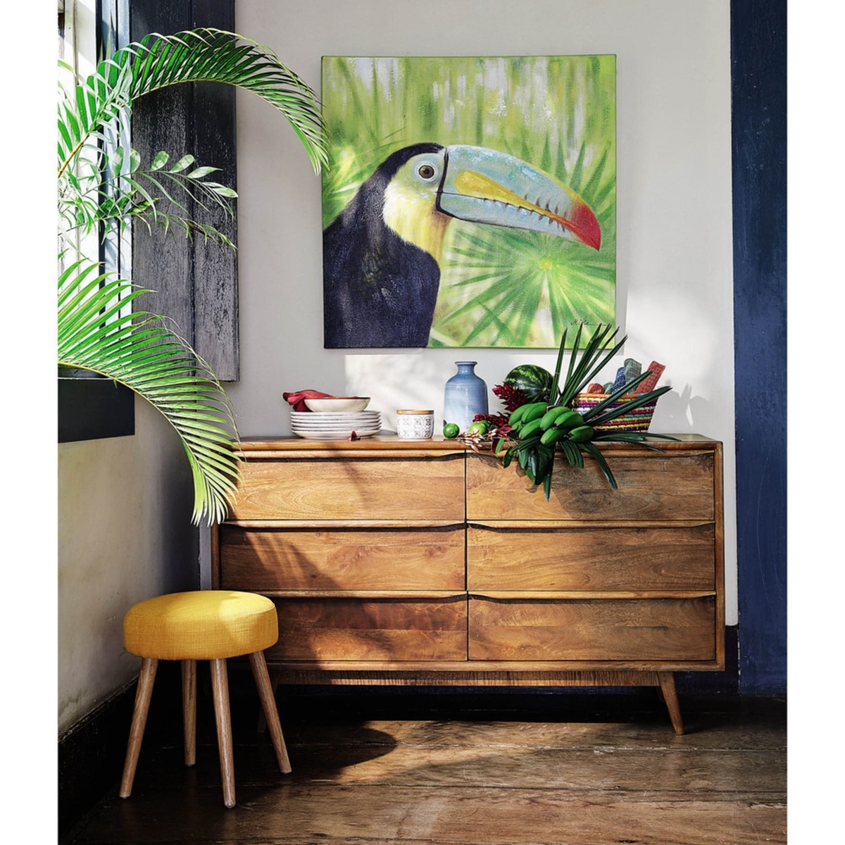 JANEIRO - Mango wood vintage sideboard W 140cm – image 8
