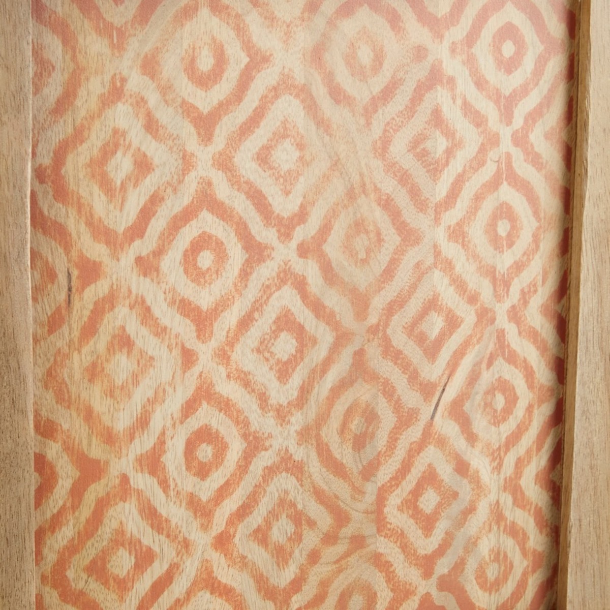 Patterned Solid Mango Wood 2-Door Cabinet Tunga – image 5