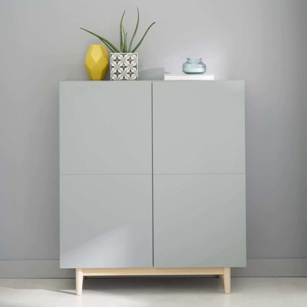 Grey 2-Door Cabinet Artic – image 6