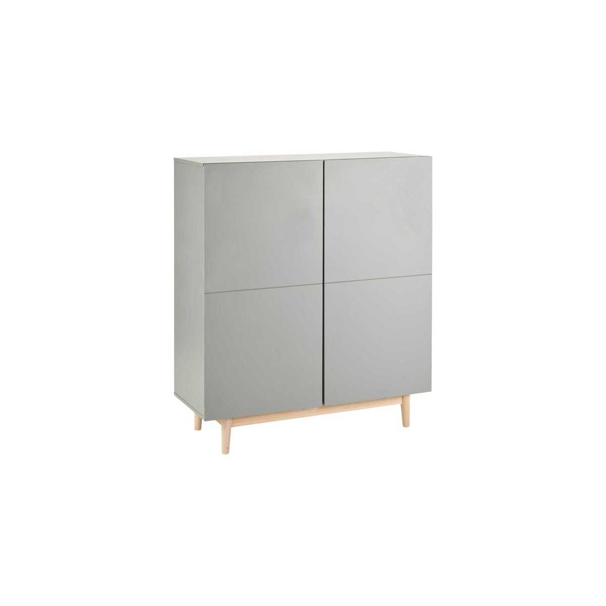 Grey 2-Door Cabinet Artic – image 2