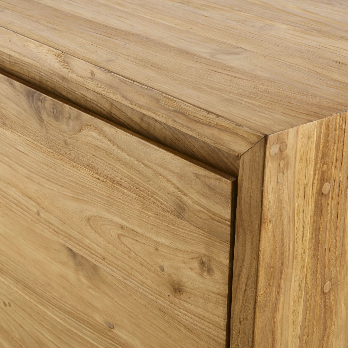 Recycled Solid Teak 3-Door Sideboard Surabaya – image 3