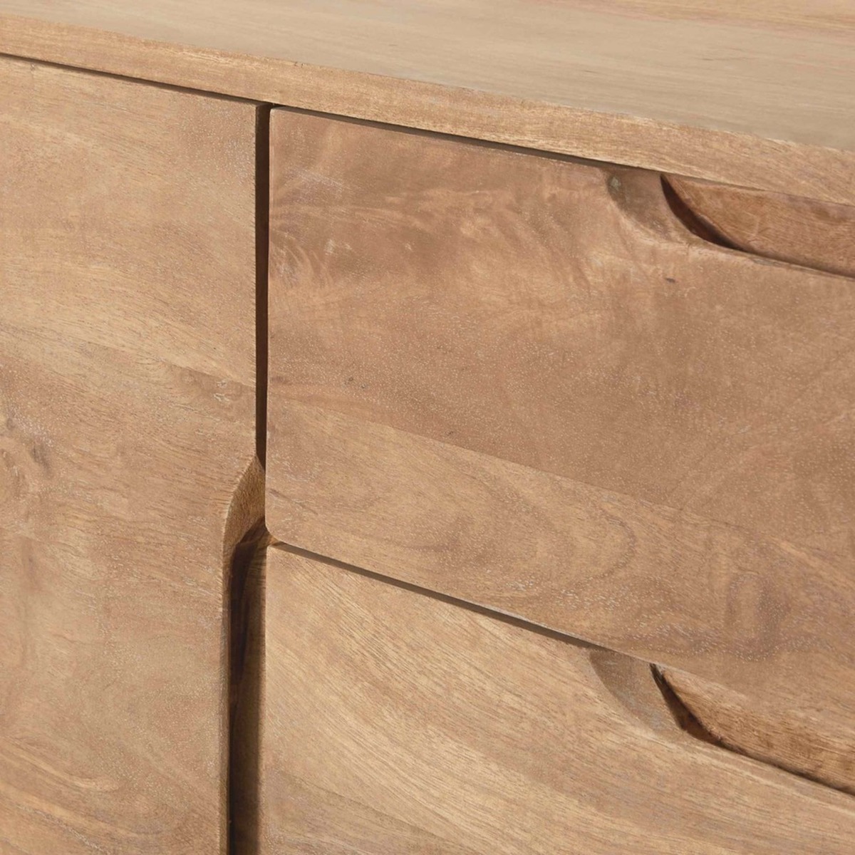 TROCADERO - Solid mango wood 1-door 3-drawer sideboard – image 4