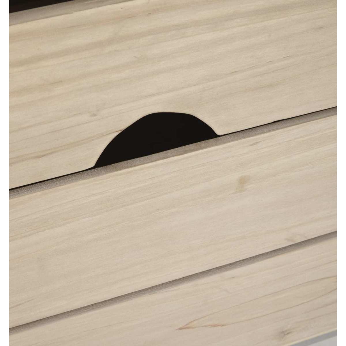 Pine and Metal 1-Drawer 1-Door Bookcase Dino – image 4