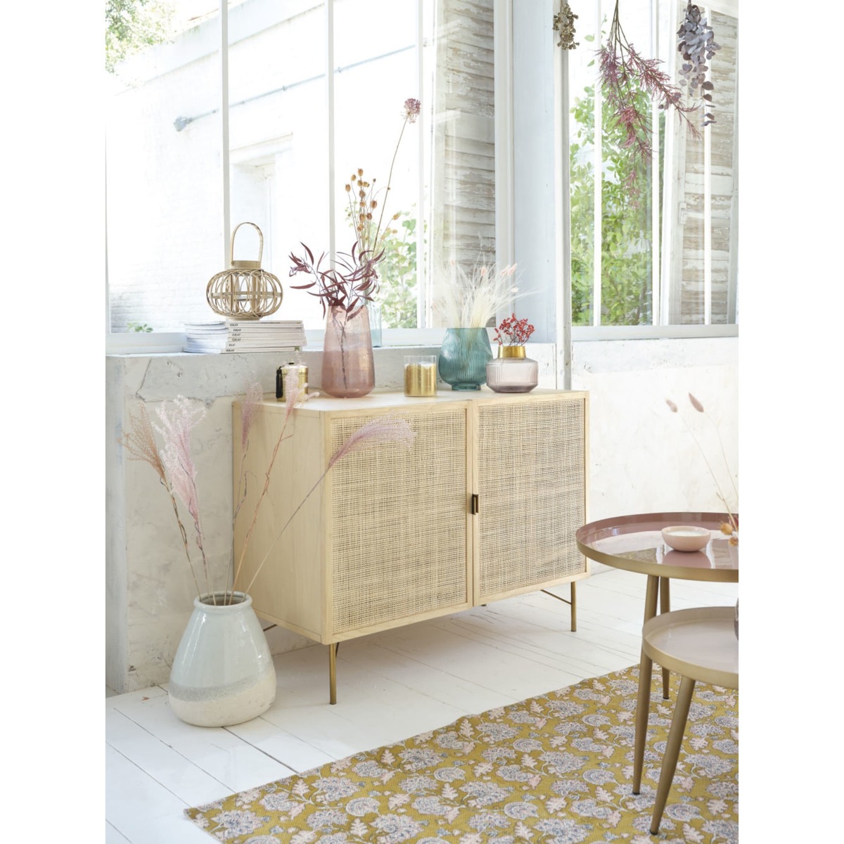 Woven Rattan 2-Door Sideboard Solstice – image 2