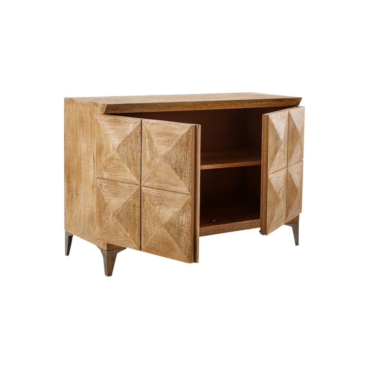 OCTO - Mango wood sideboard W 102cm – image 2