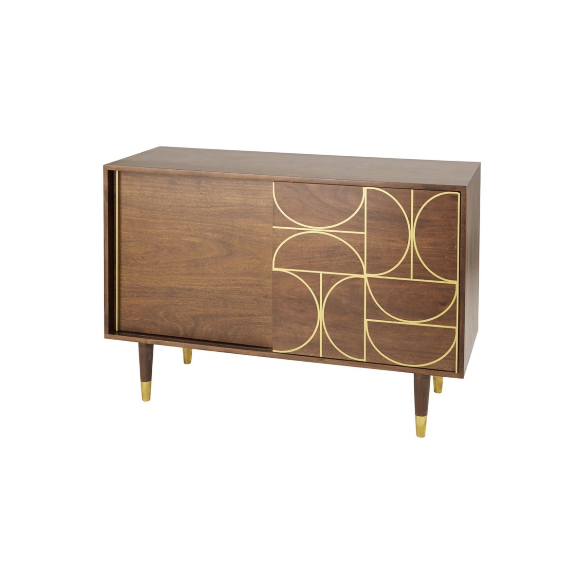 CAPPUCCINO - Solid Acacia 2-Door Sideboard – image 2