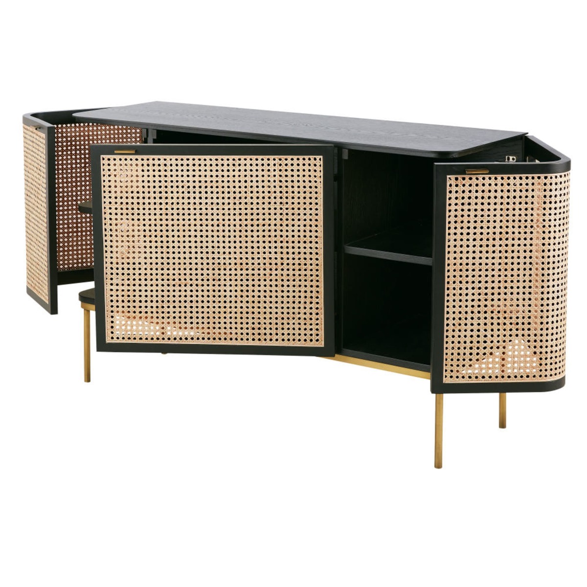 Rattan Canework 3-Door Sideboard Loreto – image 2