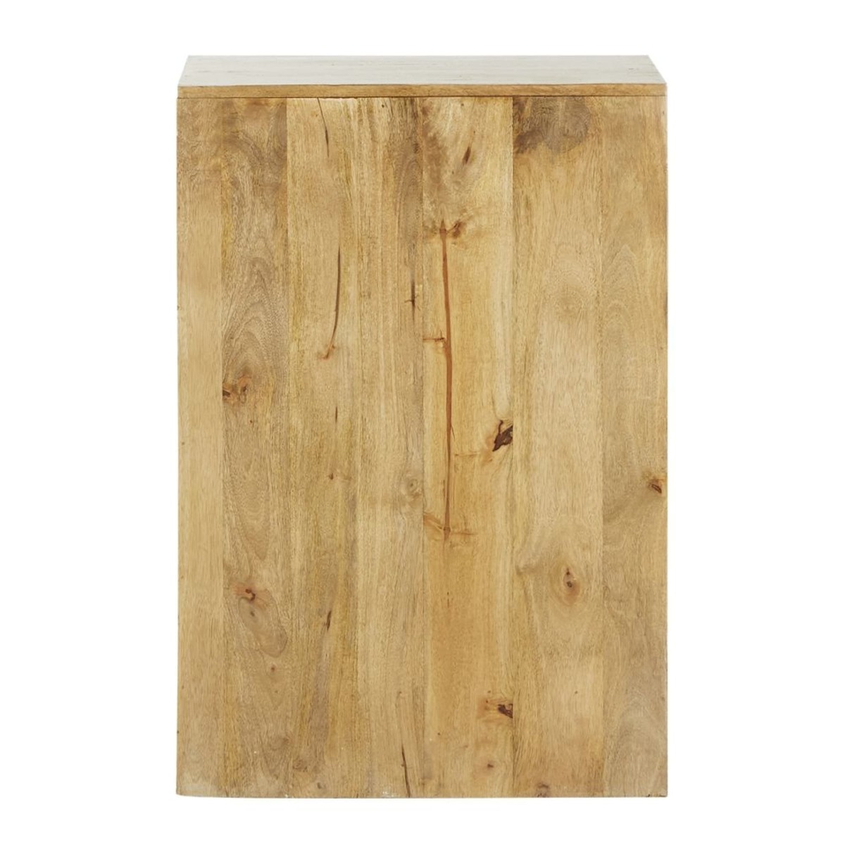 SALVADOR - Patinated white mango wood 2-drawer sculpted sideboard – image 5