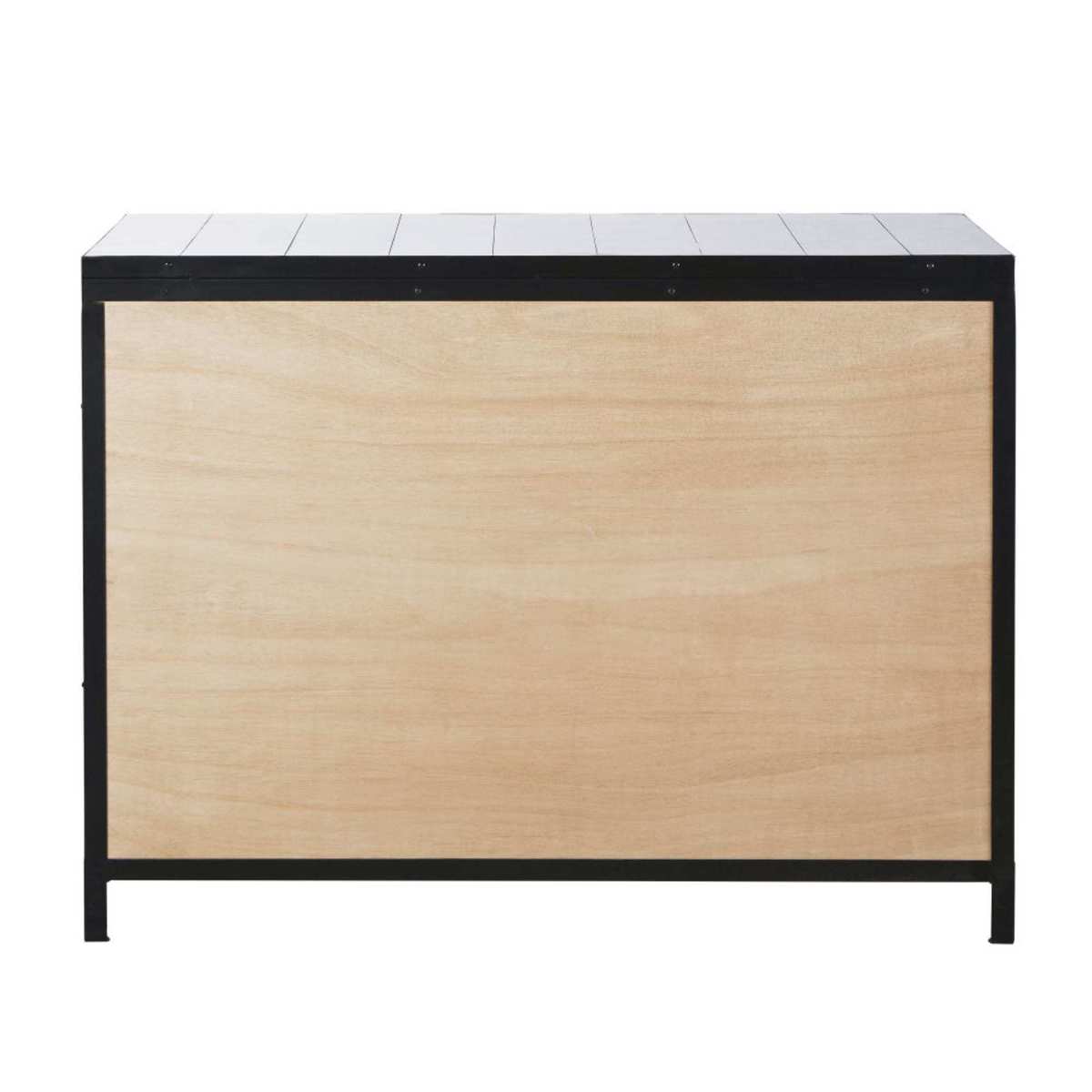 DOCKS - Fir and Black Metal Industrial Sideboard – image 3