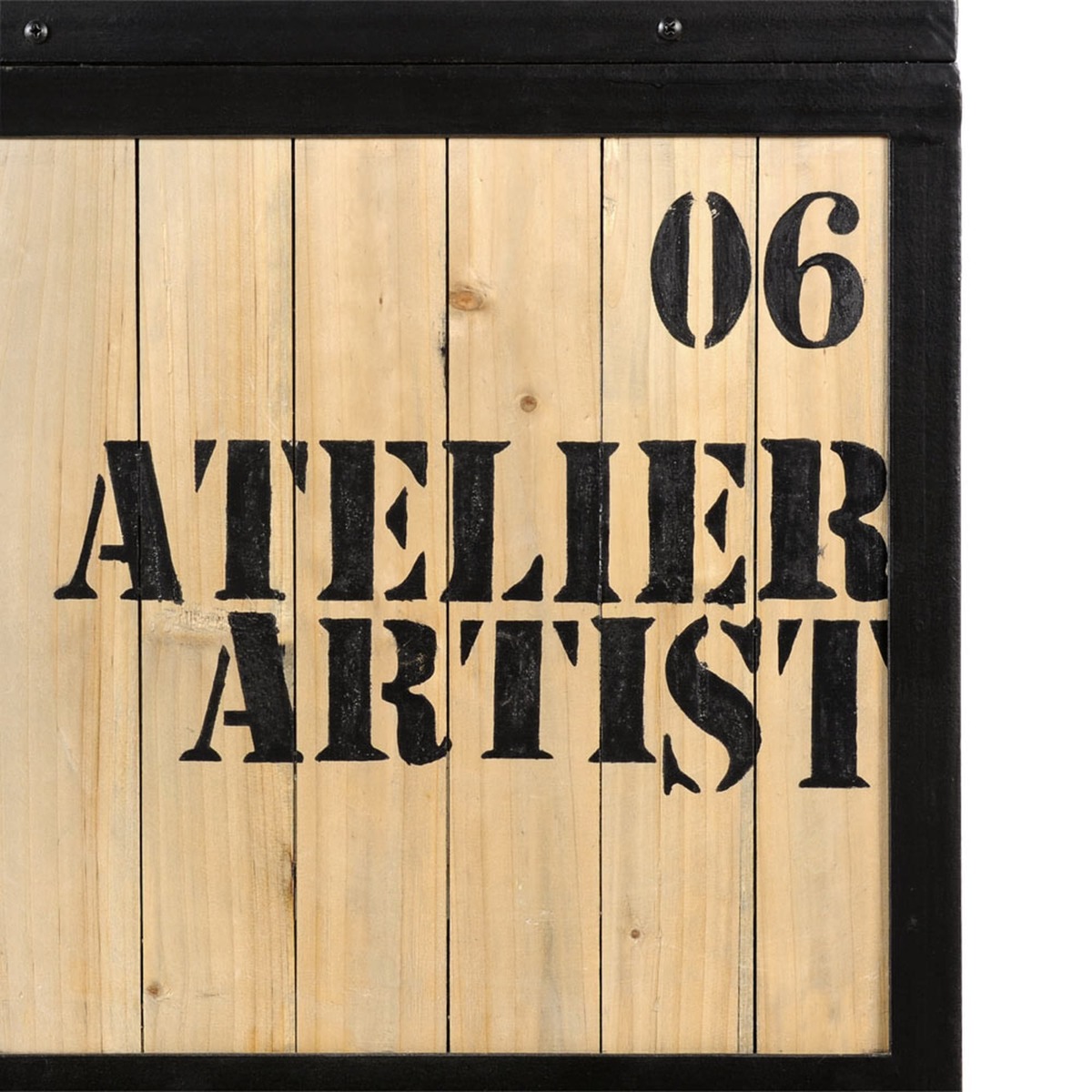 DOCKS - Fir and Black Metal Industrial Sideboard – image 5