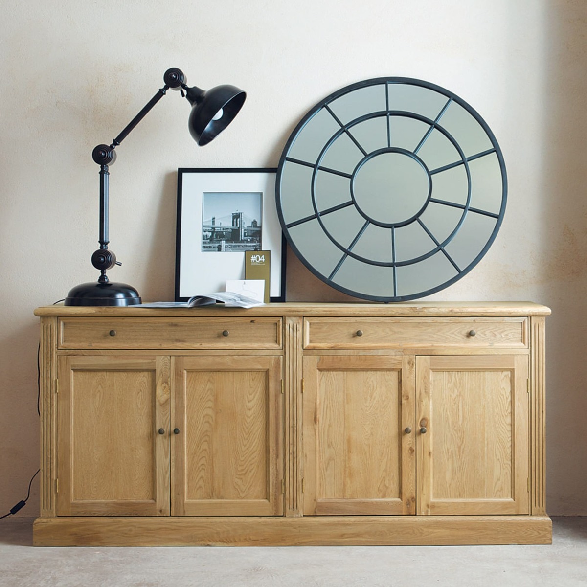 ATELIER - Solid oak sideboard W 185cm – image 5