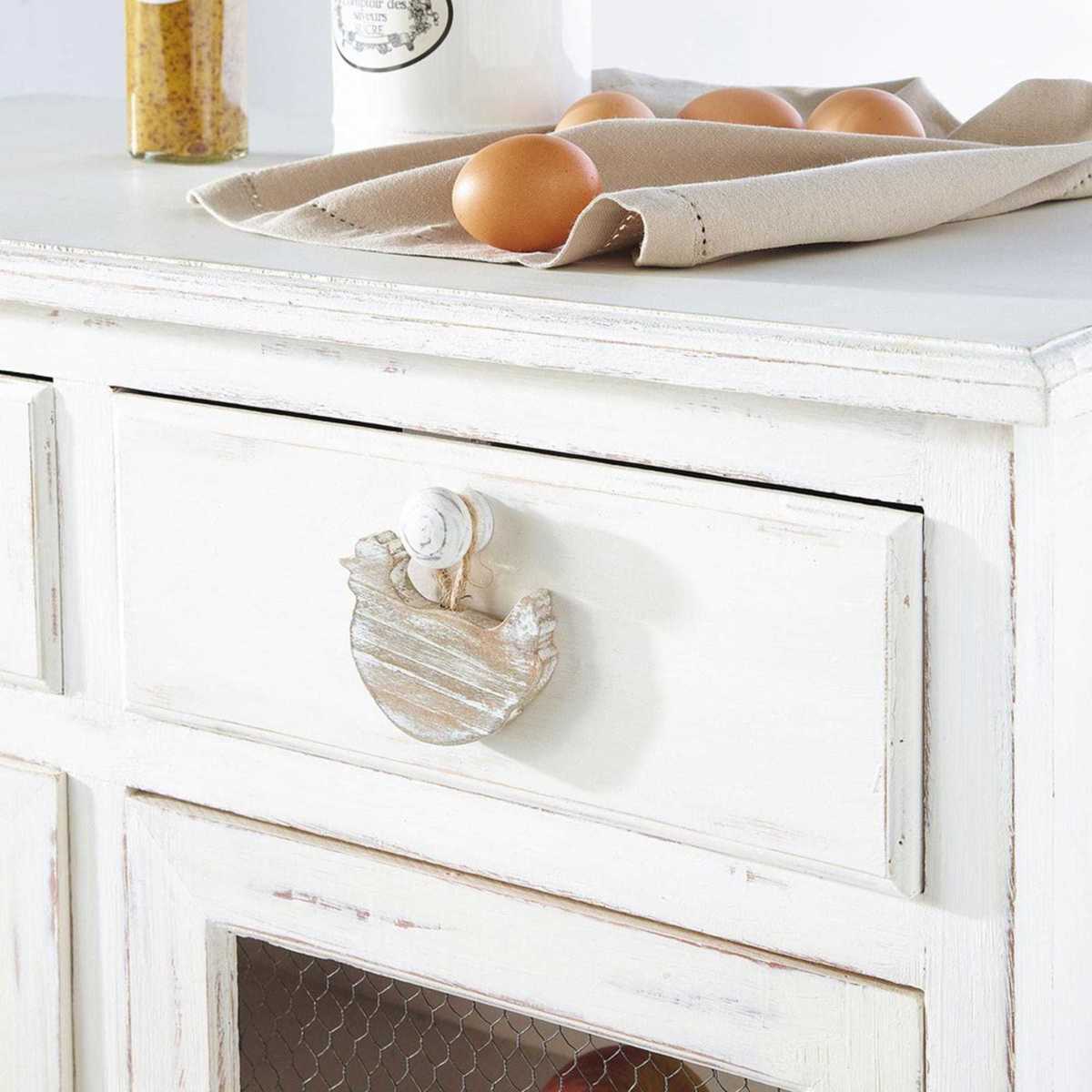 BASSE COUR - White Pine Wooden Larder – image 2