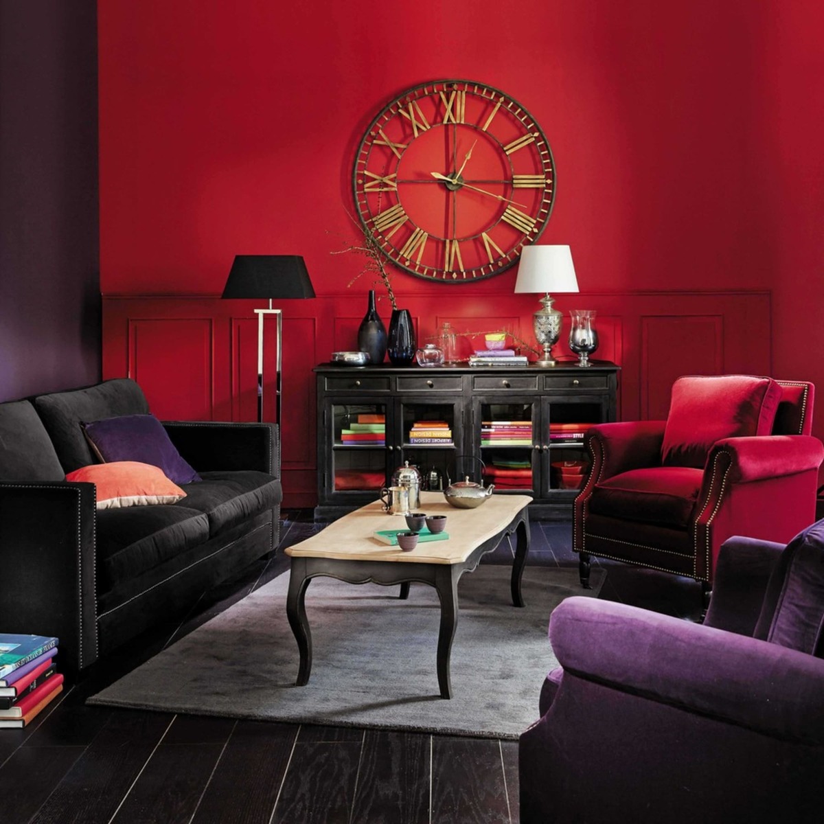 CLARENCE - Mango Wood Glazed Sideboard in Black – image 9