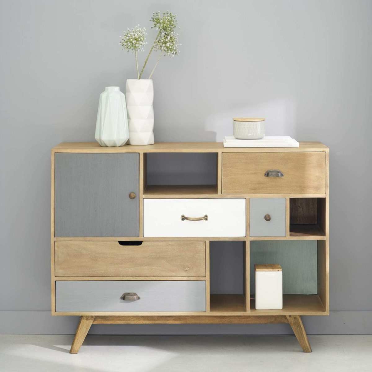 PICADILLY - Tricoloured Solid Mango Wood Sideboard – image 3