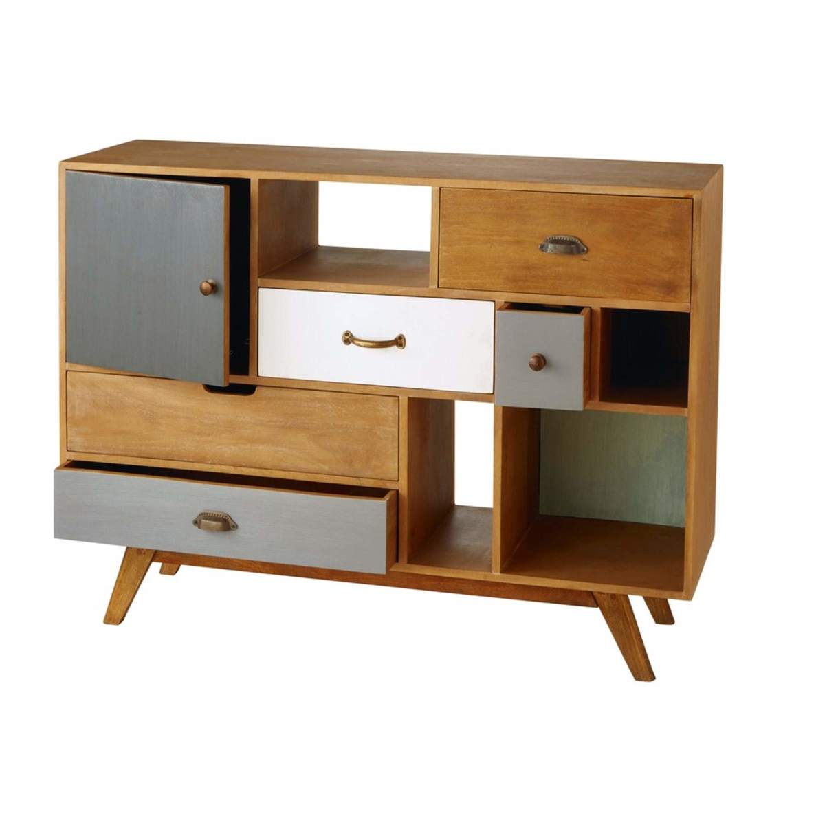 PICADILLY - Tricoloured Solid Mango Wood Sideboard – image 4