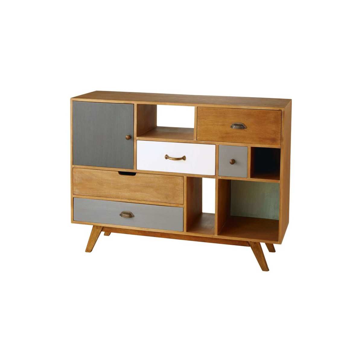 PICADILLY - Tricoloured Solid Mango Wood Sideboard – image 2